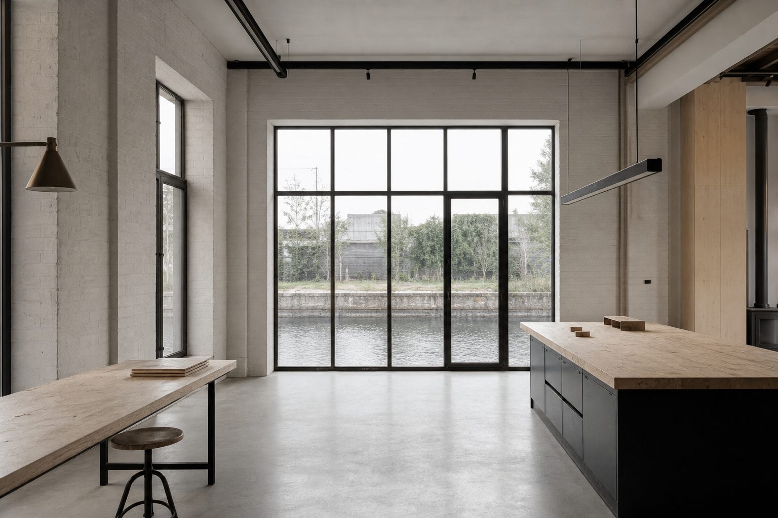 Canal Workshop waterside workplace example image